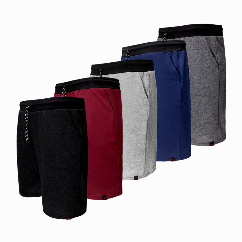 COMPRE 3 LEVE 5 - Bermudas Masculinas de Moletom