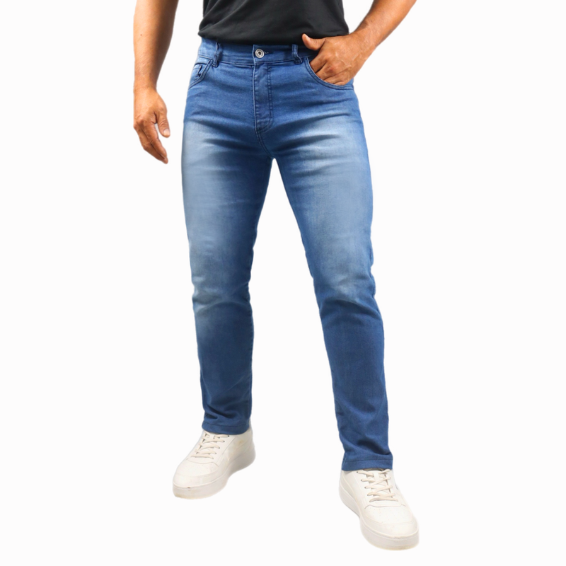 COMPRE 2 LEVE 3-  Calças Jeans Premium Azul/Preta/Azul escuro