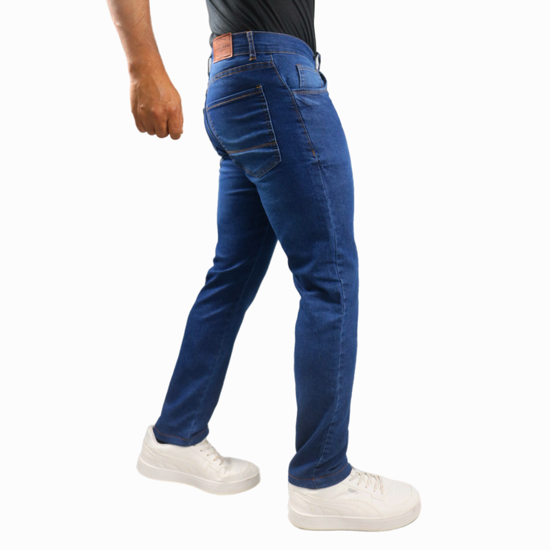 COMPRE 2 LEVE 3-  Calças Jeans Premium Azul/Preta/Azul escuro