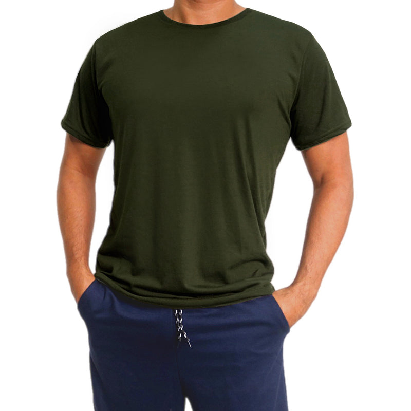 Camiseta Básica Verde Militar