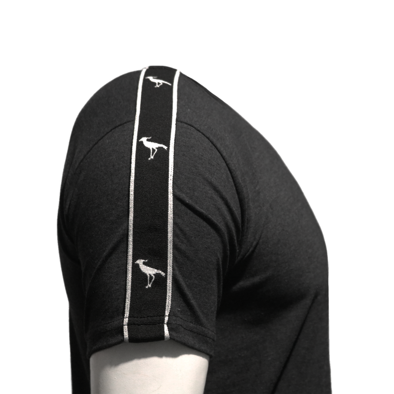 Camiseta malha peruana (100% algodão) cinza grafite