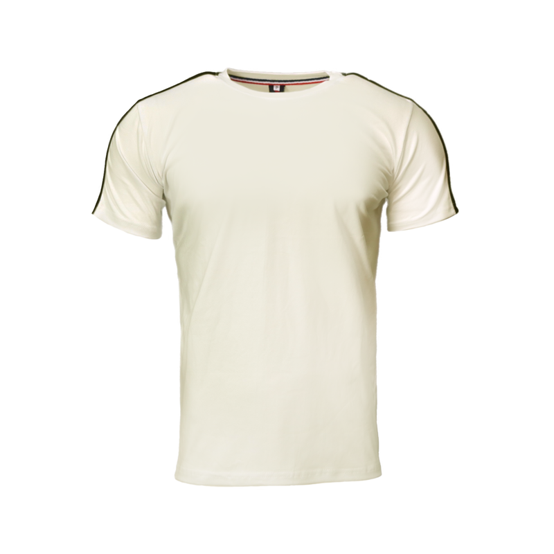 Camiseta malha peruana (100% algodão) off-white