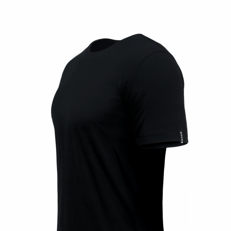 Camiseta preta 100% algodão