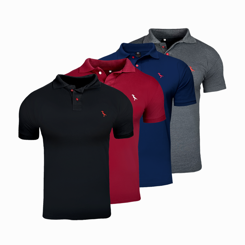 Camisas Polo Premium Plus Size G1 G2 G3 (kit 5, 4 e 3 polos)